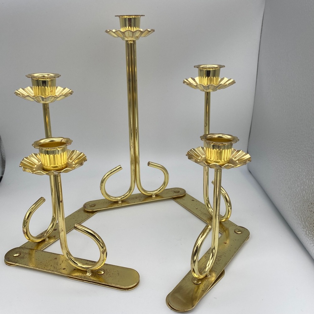 Vintage Brass Candlestick Holder‎